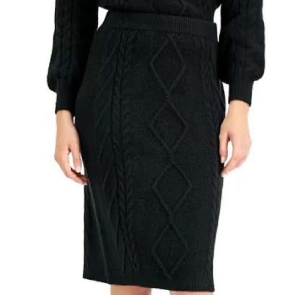 Charter Club stretch knit wool blend skirt XL